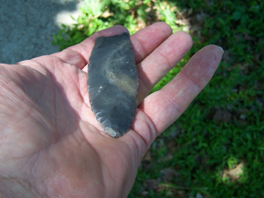 Nice fluted Clovis reproduction arrowhead!