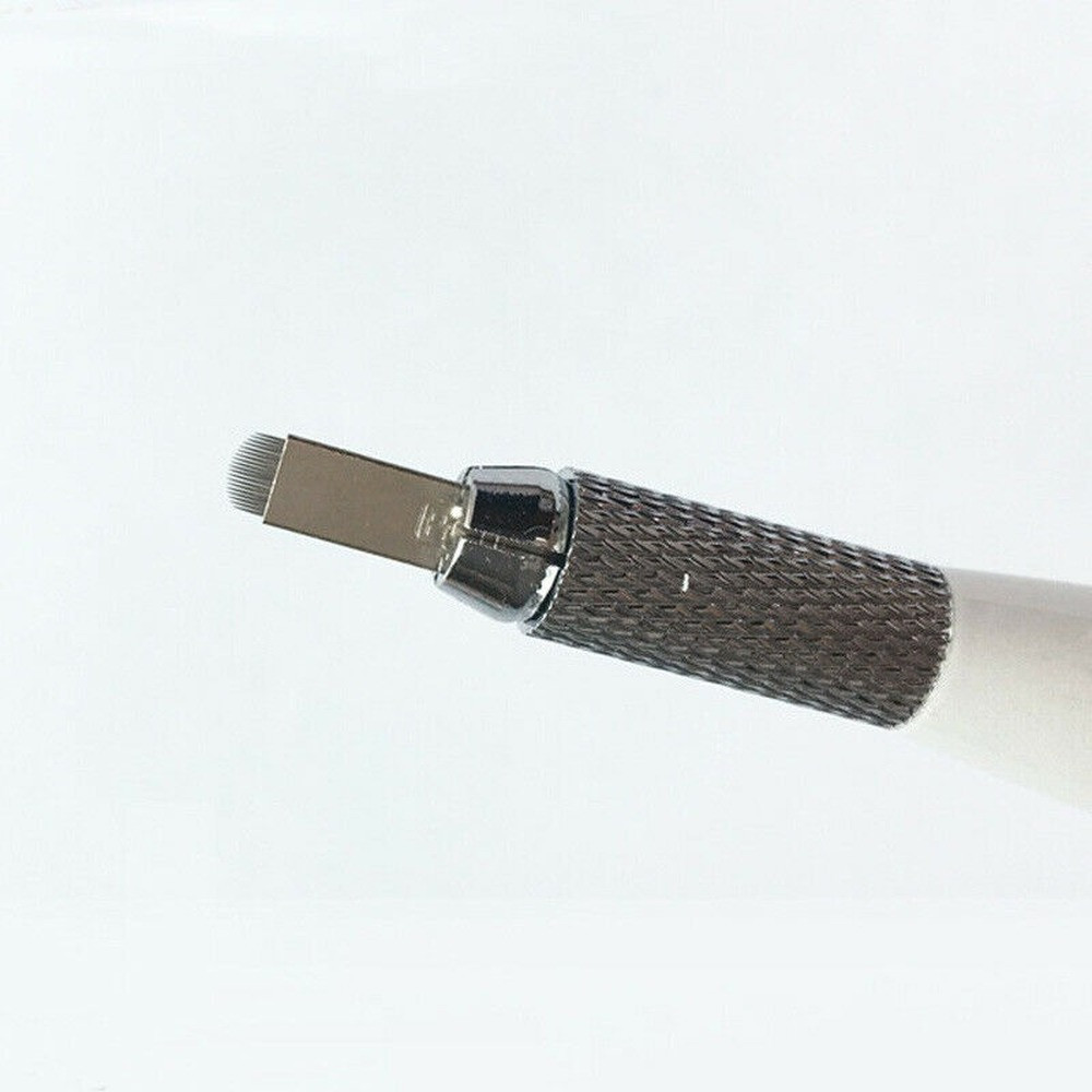 100pcs PCD 19 Pins U Shape Needles Microblading Permanent Makeup Tattoo Eyebrow