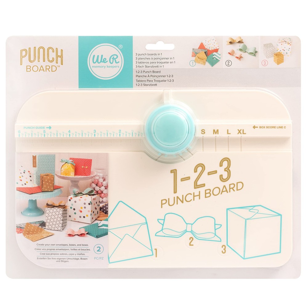 DIY Gift Wrapper Punch Board - Custom Envelopes Boxes Bows