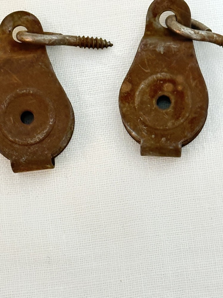 2 Vintage Pulleys