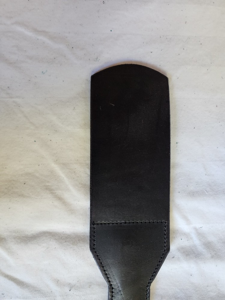 Black Leather Paddle Whip Good Condition Never Used