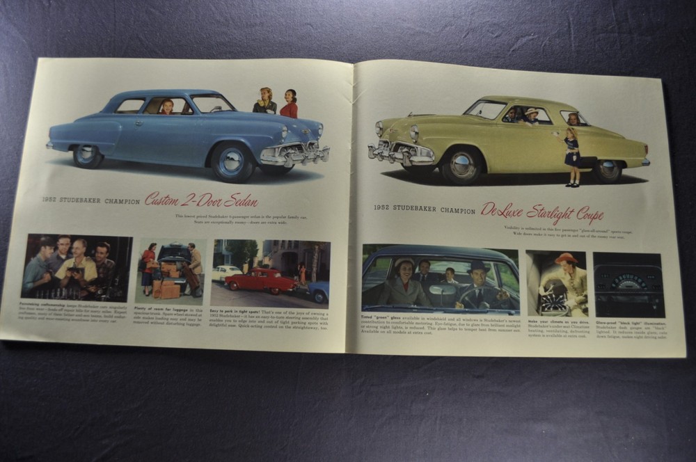 1952 Studebaker Brochure Commander Champion Land Cruiser Excellent Original 52