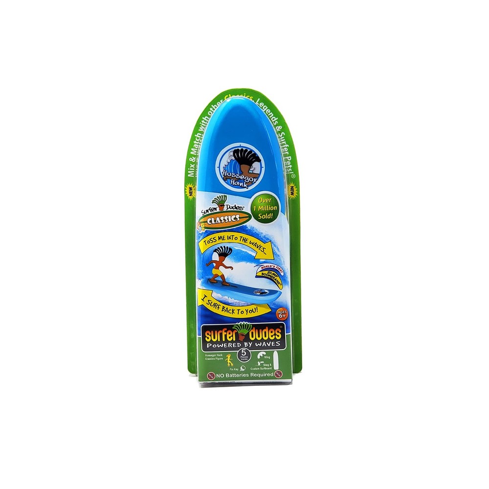 Classics Wave Powered Mini-Surfer and Surfboard Toy - Hossegor Hank
