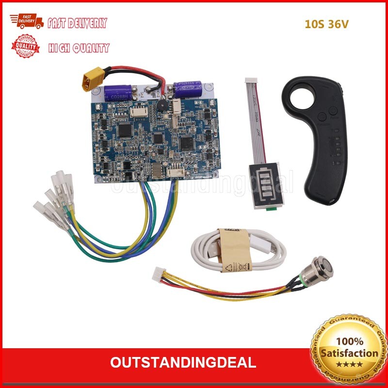 10S 36V Electric Skateboard Controller Dual Motor Driven Type with Remote ESC SZ