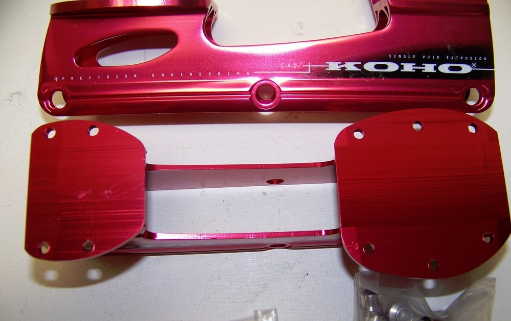 KOHO FR200 2 INLINE PERFORMANCE FRAME KIT ALUMINIUM ROLLER BLADE HOCKEY CHASSIS