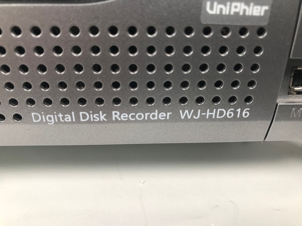 Panasonic WJ-HD616K Digital Disk Recorder Overview