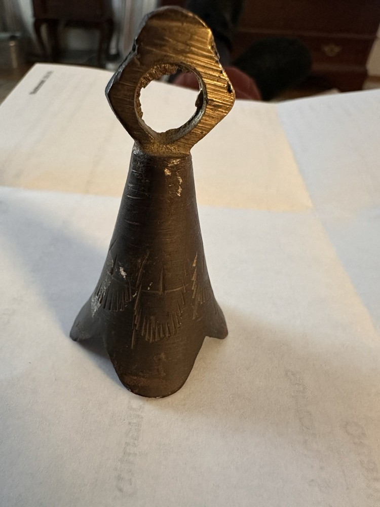 Vintage Conical Brass Service Bell
