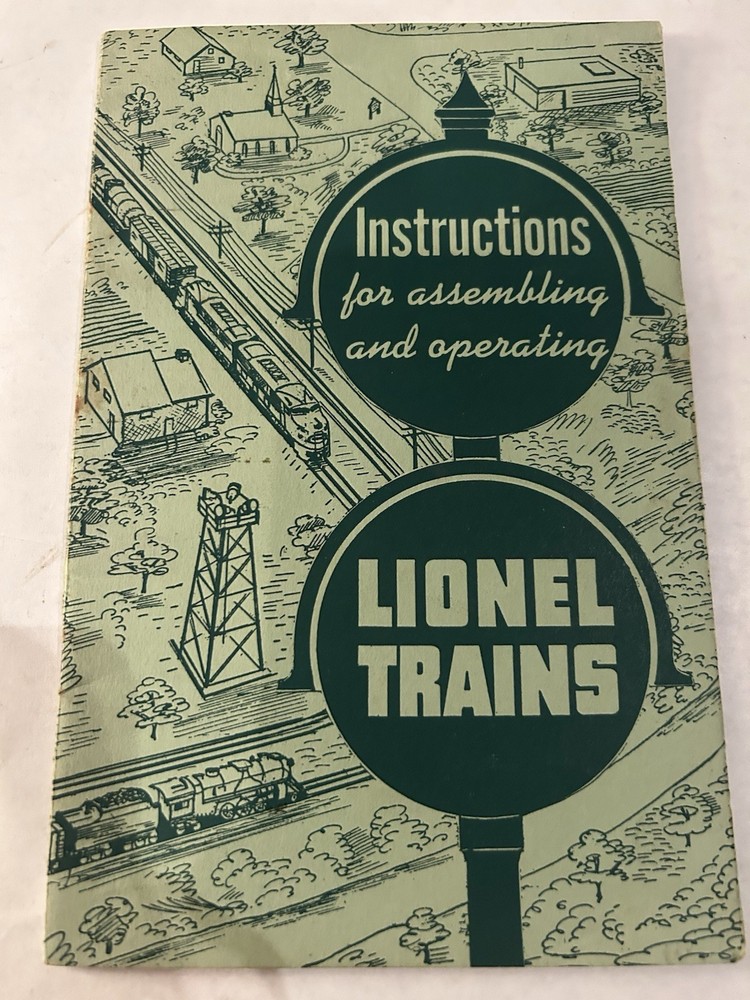 Instructions For Assembling and Operating Lionel Trains - 1951