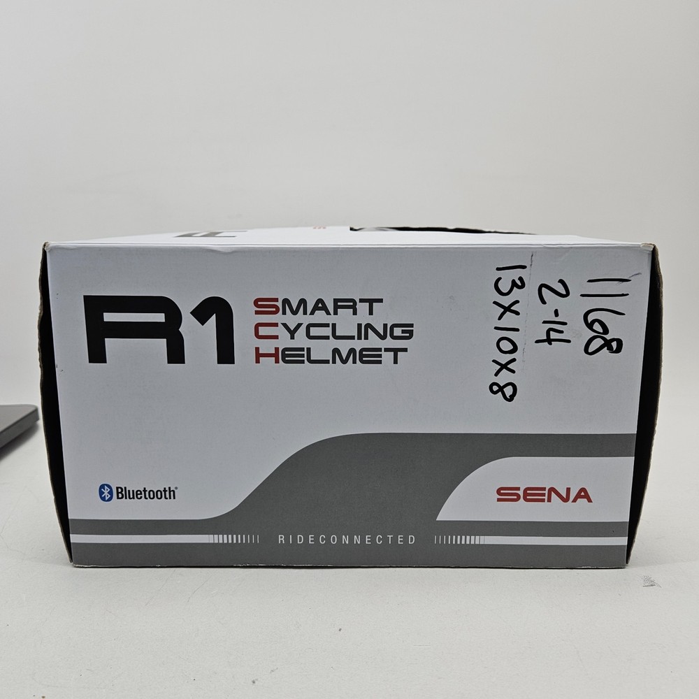 Sena R1 EVO Smart Communications Cycling Helmet - White Medium