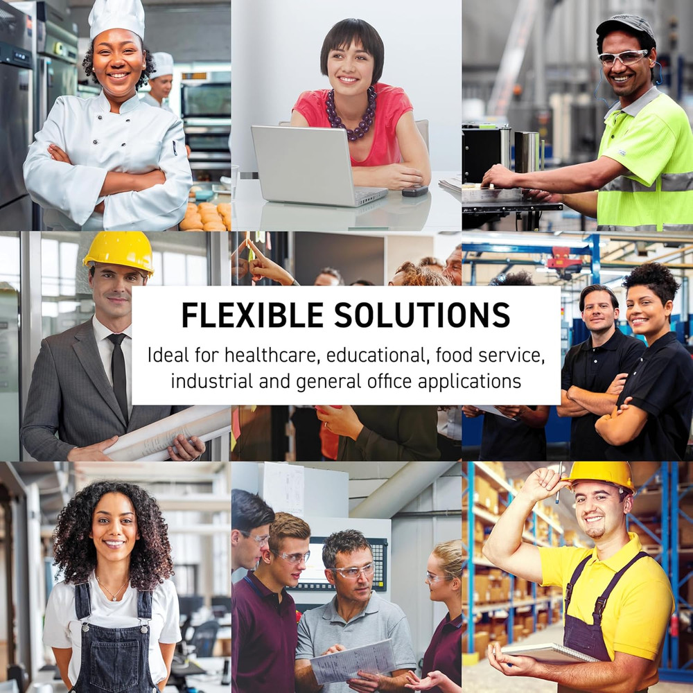 DJOIS Desktop Reference & Display System - Durable Metal Base & Polypropylene -