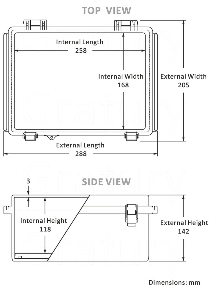 Junction Box, IP67 Waterproof Plastic Enclosure for Electrical Project, Hinge...