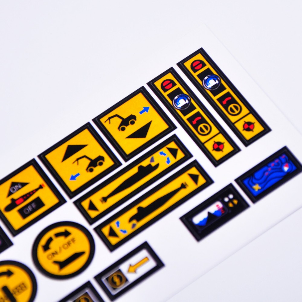 Replacement sticker for set 8480 Precut sticker