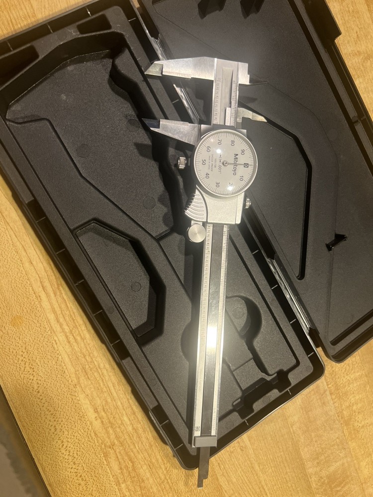 MITUTOYO 505-738 DIAL CALIPER 0-6"