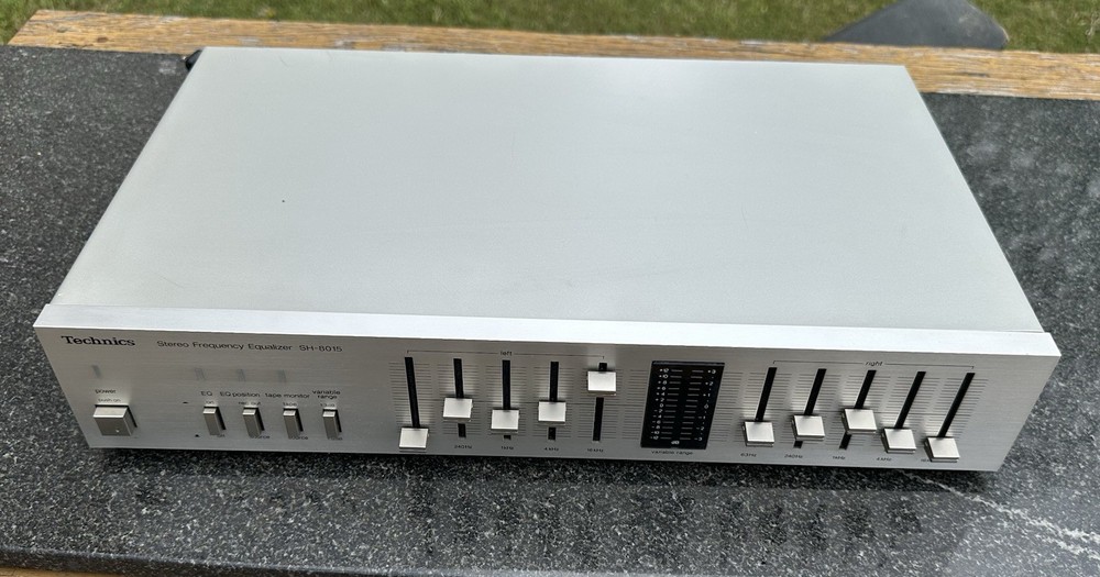 Vintage Technics SH-8015 5 Band Stereo Frequency EQ/Equalizer - Working