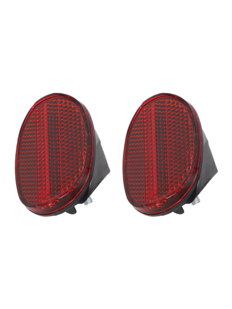 Increase Nighttime Visibility with Bicycle Oval Rear Mudguard Reflector