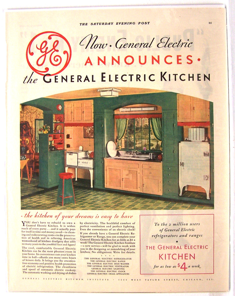 GE ad the General Electric Kitchen