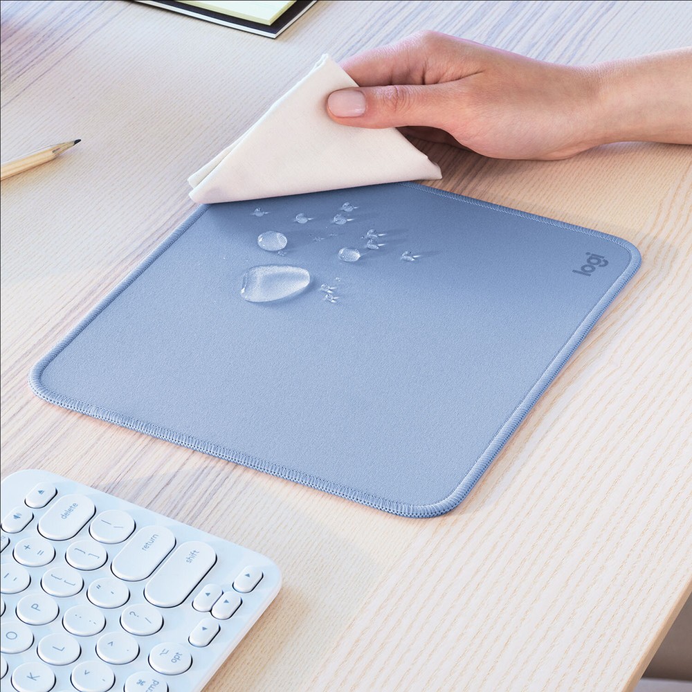 Logitech - Mouse Pad Studio Series with Spill-Resistant Surface (Medium) - Bl...