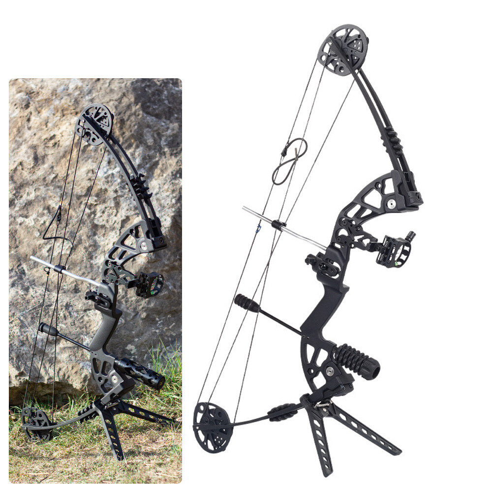30-60lbs Adjustable Compound Bow Arrows Kit Archery Shooting Hunting Target Set