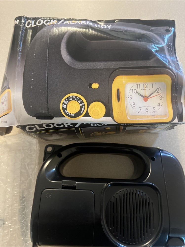 Johnlite Clock Alarm Boy New!