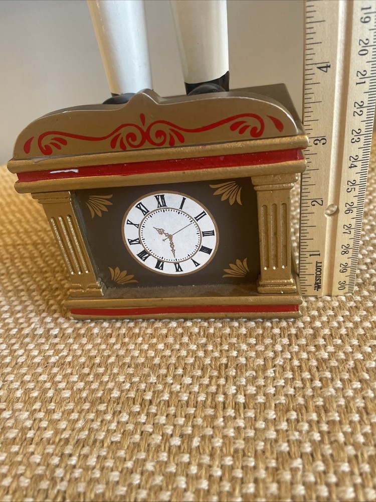 18” WOODEN DROSSELMEYER NUTCRACKER BALLET NUTCRACKER on Clock