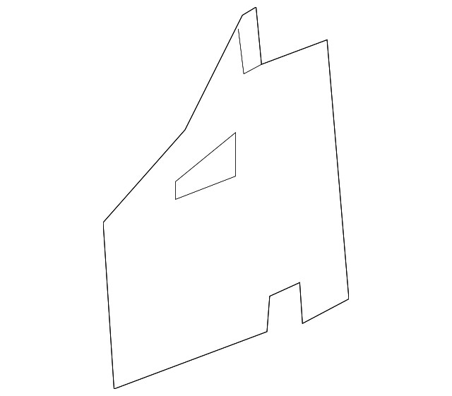 Genuine GM Driver Side Quarter Inner Panel Extension 42603053