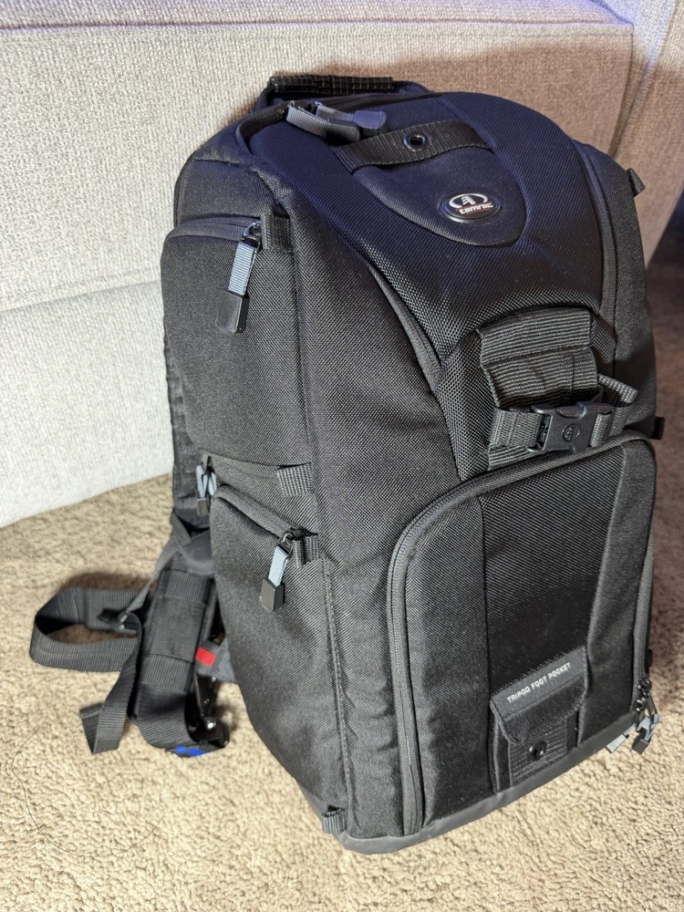 Tamrac Evolution 8 Camera Backpack Laptop Sling - NEW Open Box Black