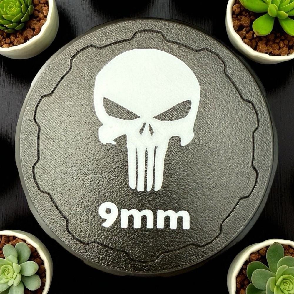 9mm Ammo Box Holds 55 Rds Screw On Lid Stacking Safe Organizer