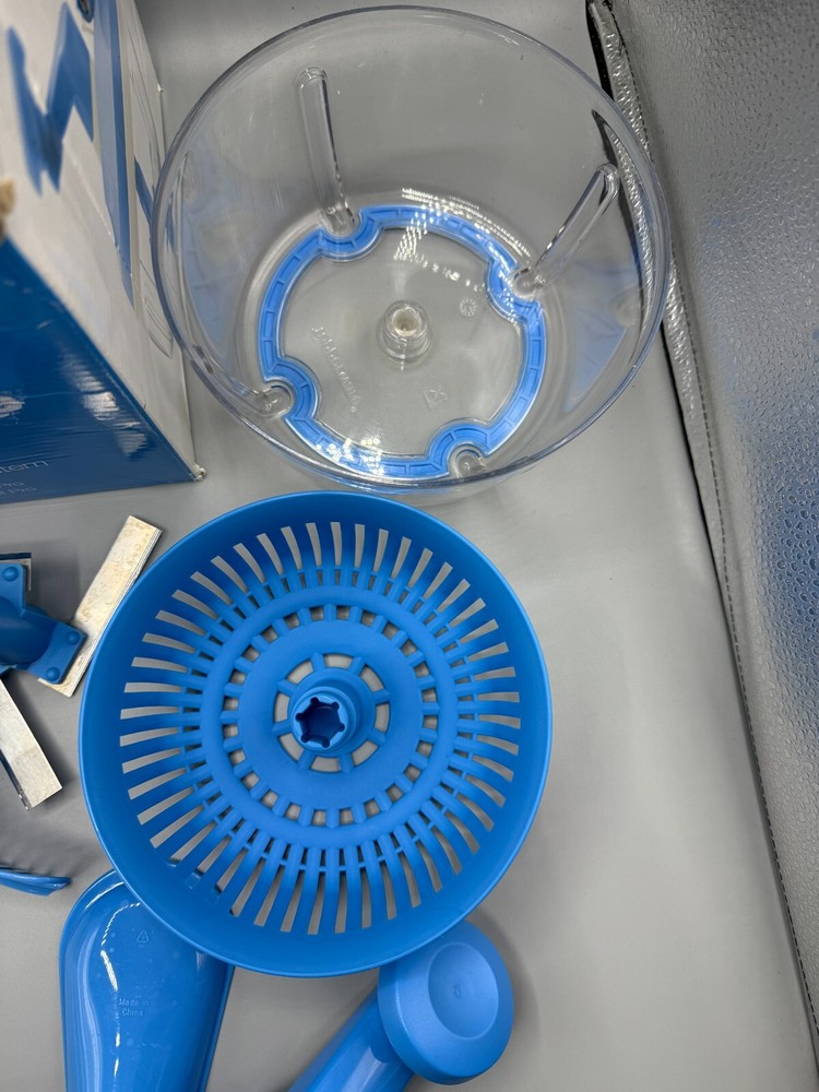 TUPPERWARE Quick Chef Pro System Blue Manual FOOD PROCESSOR Chopper
