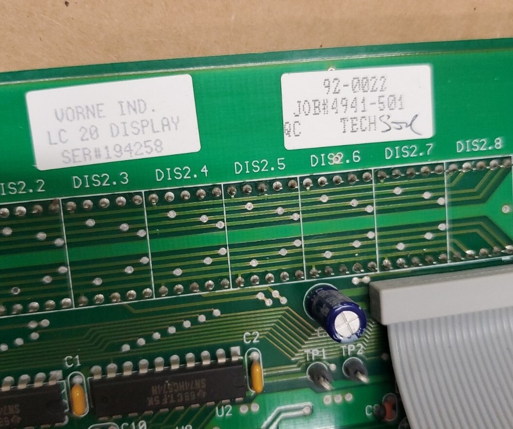 STAHL Folder Interface Display Card Vorne LC 20 90-0158-02