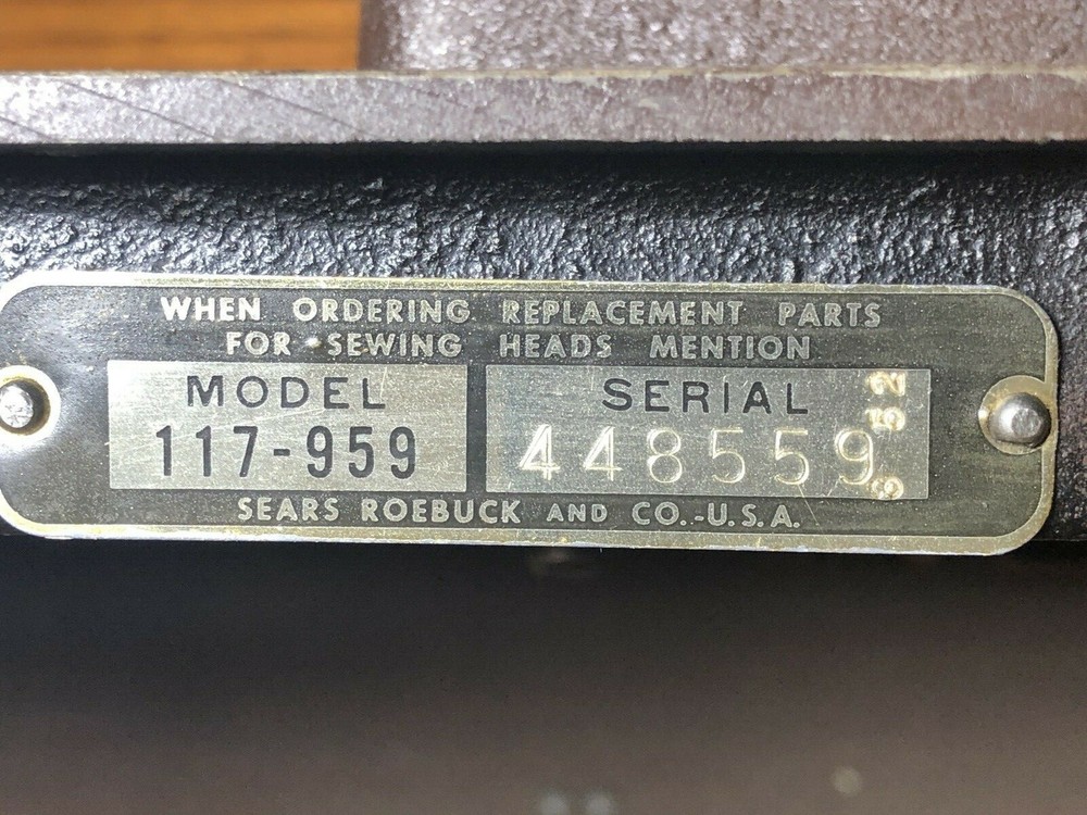 Kenmore Model E6354 Vintage Sewing Machine