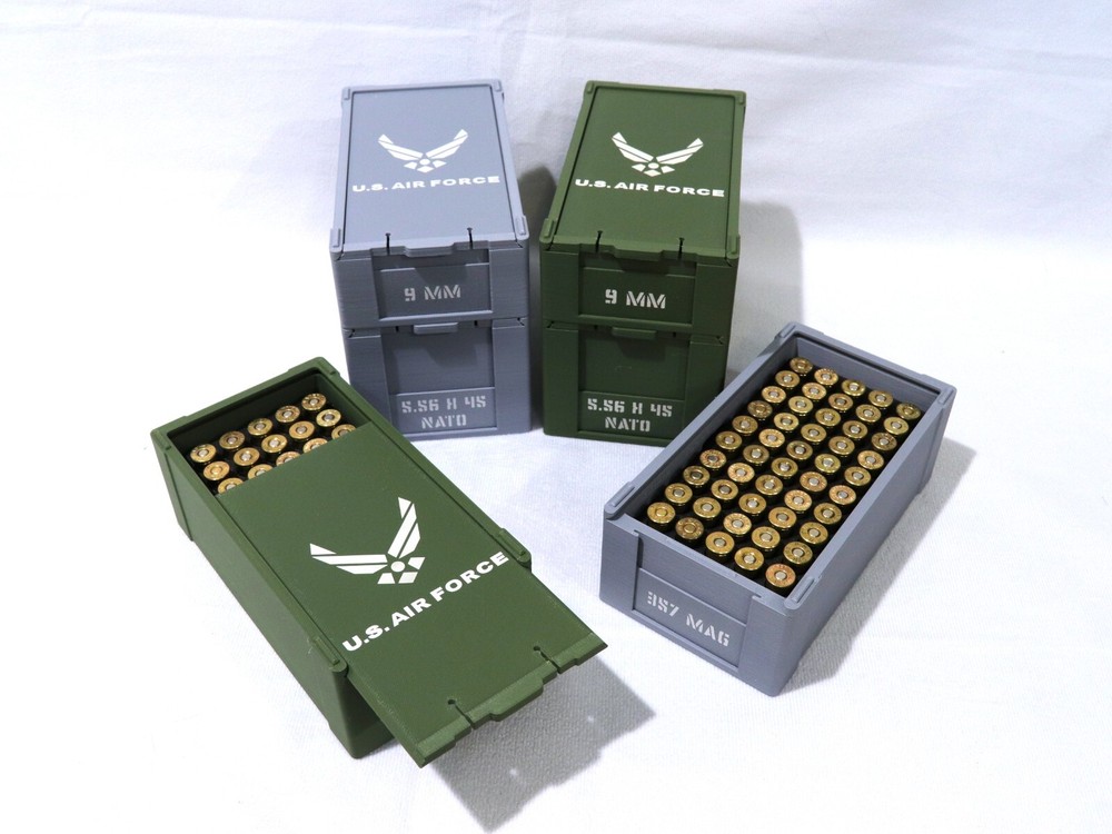 Stackable Ammo Boxes - US Air Force - No Live Ammo!