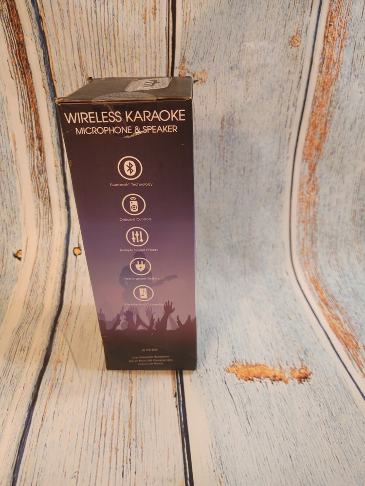 Traxx Bluetooth Wireless Karaoke Microphone & Speaker