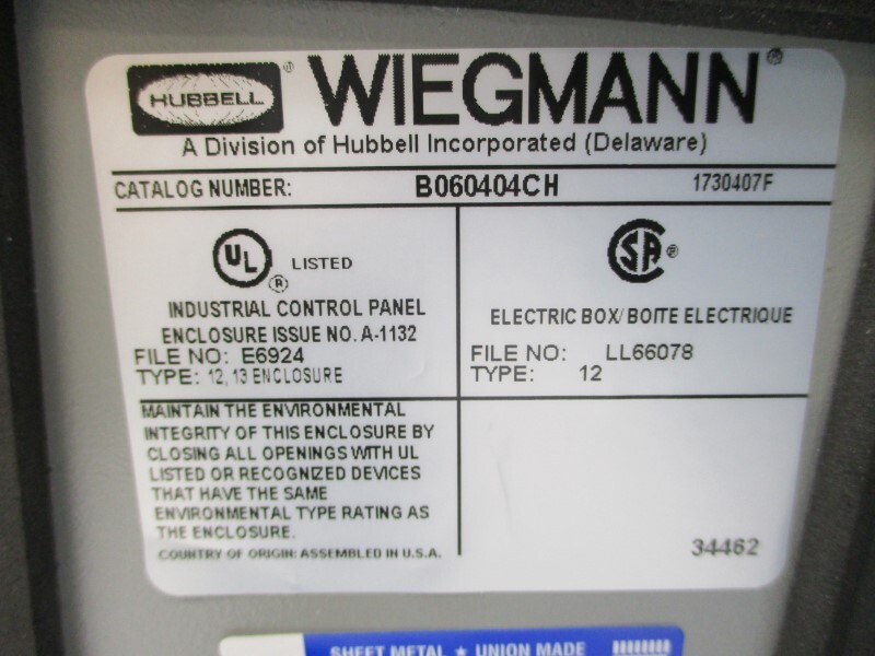 WIEGMANN B060404CH 6X4X4 NSMP