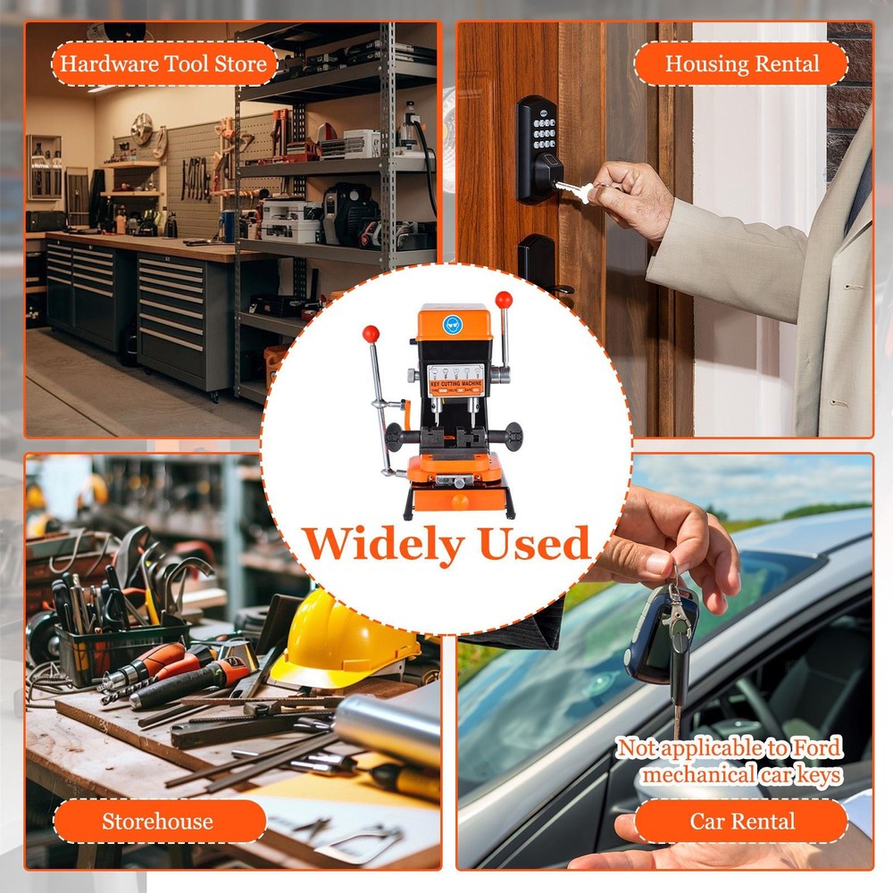 Key Cutting duplicating Machine Cutter Car Key Copier Locksmith Tools