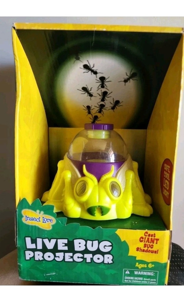 Insect Lore Live Bug Projector Cool & Creepy - Cast Giant Bug Shadows