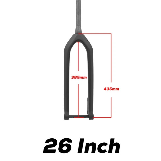 MTB Thru Axle Boost Fork 15*110mm Carbon Bicycle Front 26/27.5/29" Rigid Fork