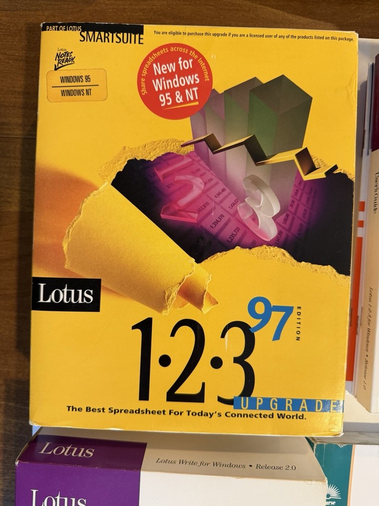 Vintage Lotus SmartSuite Software Bundle Lot