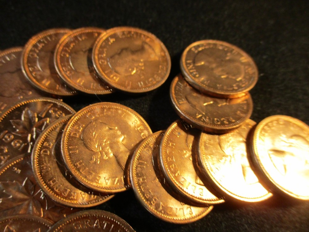 1961 CANADA CENT ROLL GEM