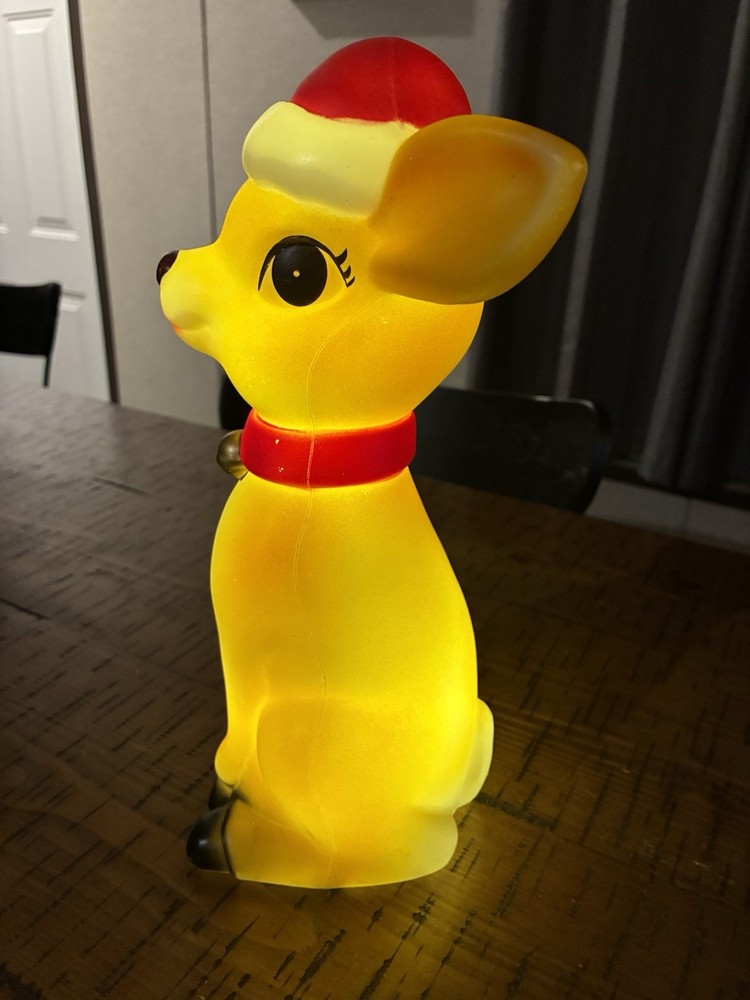 Holiday Time -11” LED Plastic Reindeer Table Top Decor