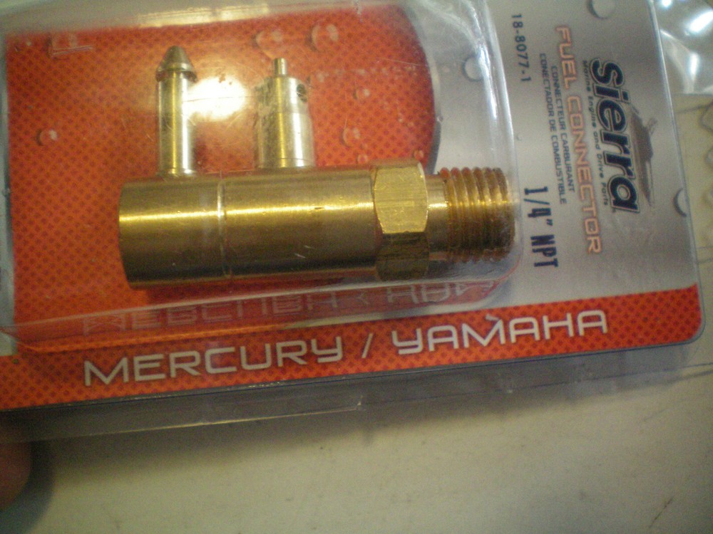 SIERRA #18-8077-1 FUEL CONNECTOR, FREE FREIGHT