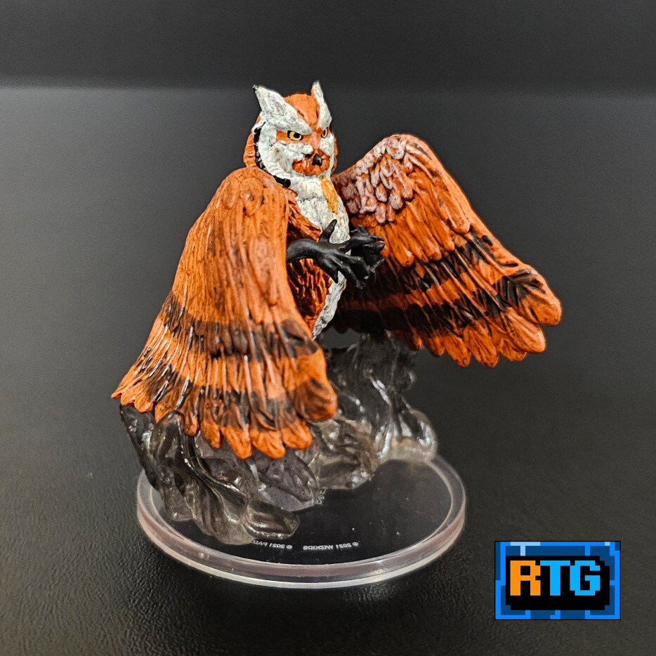 Pathfinder Miniature - Karina #29 - D&D Compatible - Large Winged Owl Creature