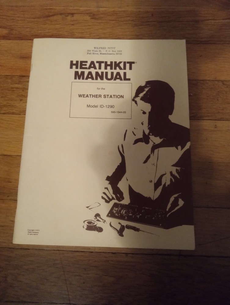 Heathkit ID-1290 original manual Nice Condition.