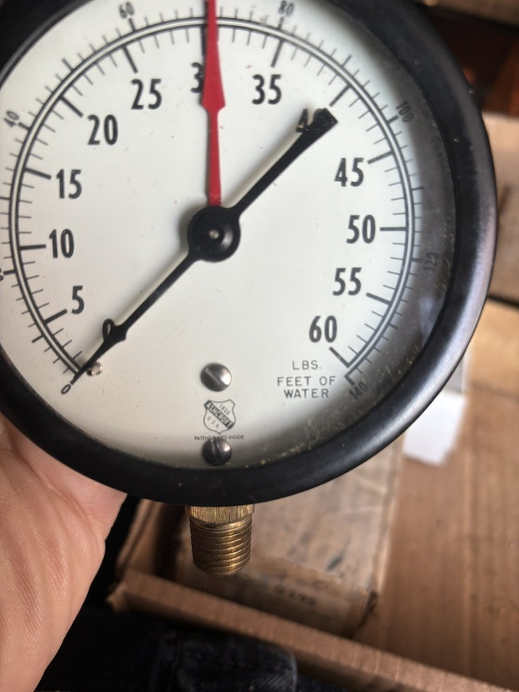 Ashcroft 0-60 Test Gauge New Mac 4289