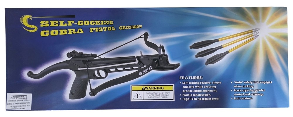 Cobra Self Cocking Tactical Crossbow Pistol