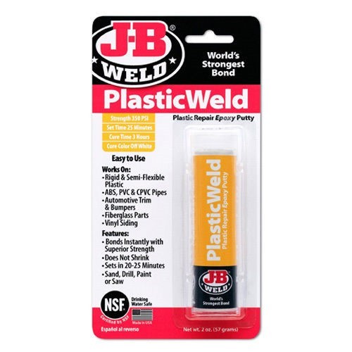 JB WELD Kwik Plastic Epoxy Stick #8237