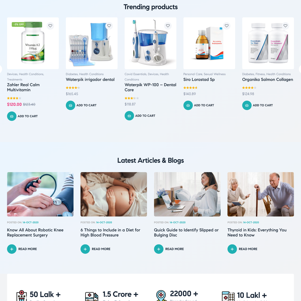 Supplement Website Design with Free 5GB VPS Web Hosting