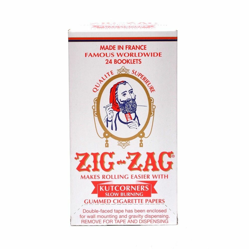 Zig-Zag White KutCorners - 5 PACKS - Zig Zag Rolling Papers Cut Corner