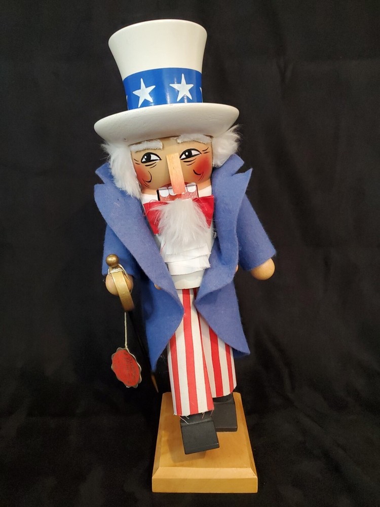Nutcracker Full Size Uncle Sam w/ Sword - Made West Germany Fireworks Festivals