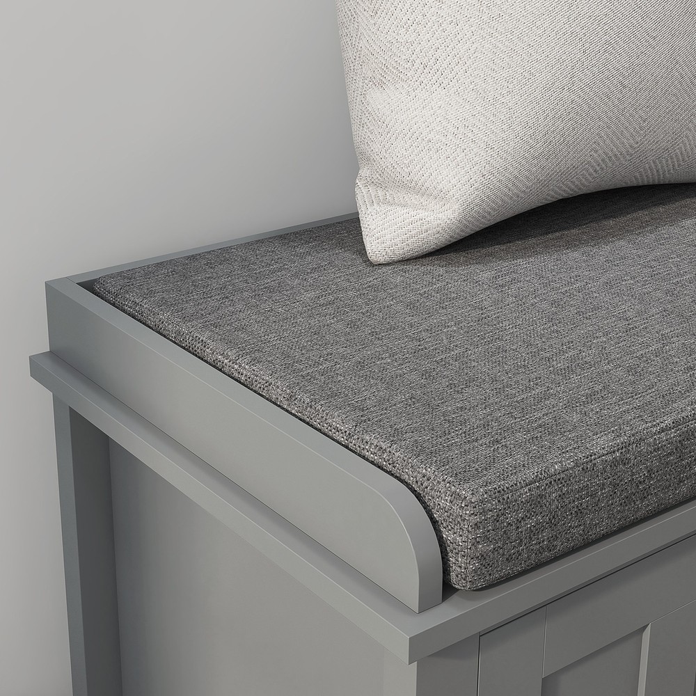 Shoe Storage Ottoman Bench Multi-Functional with Hidden Storage