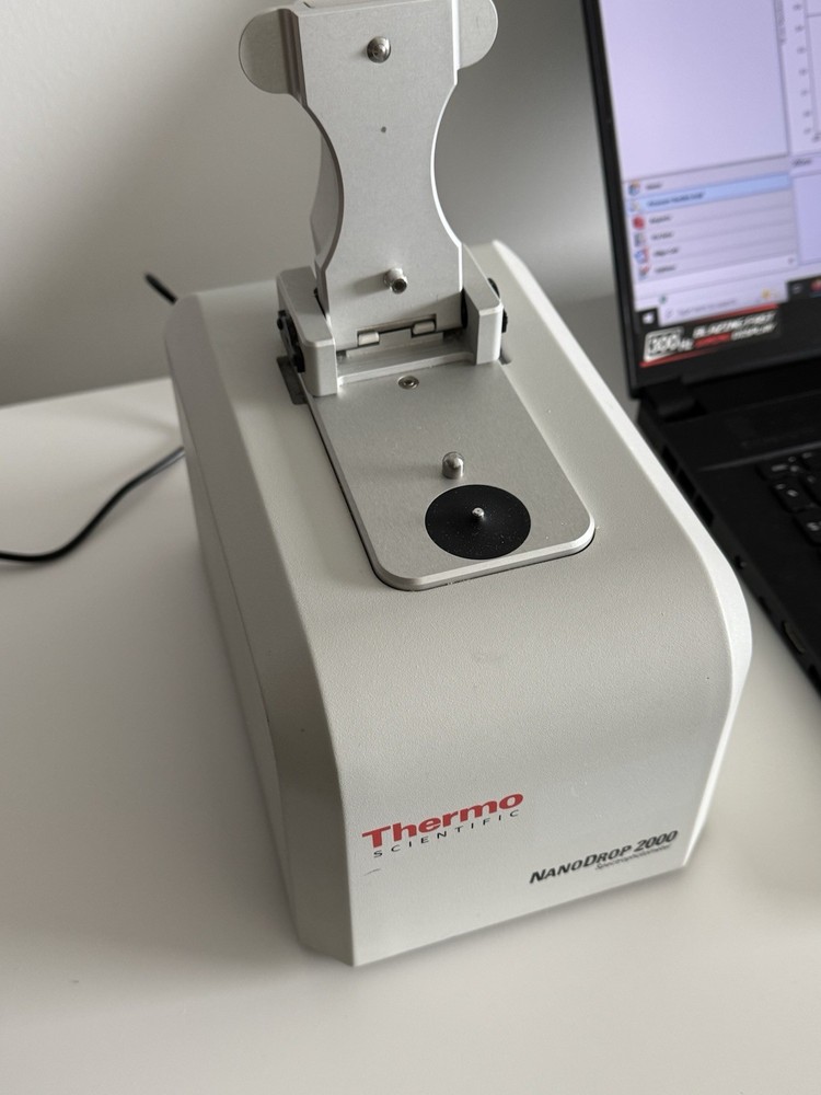 Thermo Scientific NanoDrop 2000 Spectrophotometer.